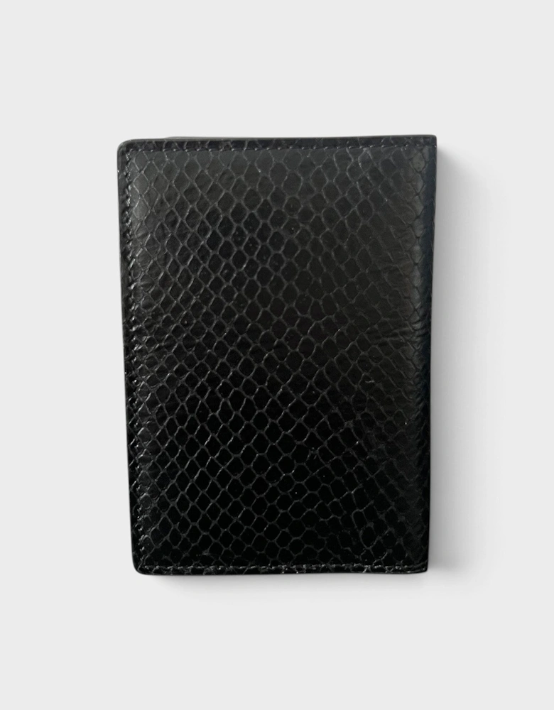 Medusa Card Case Leather Black