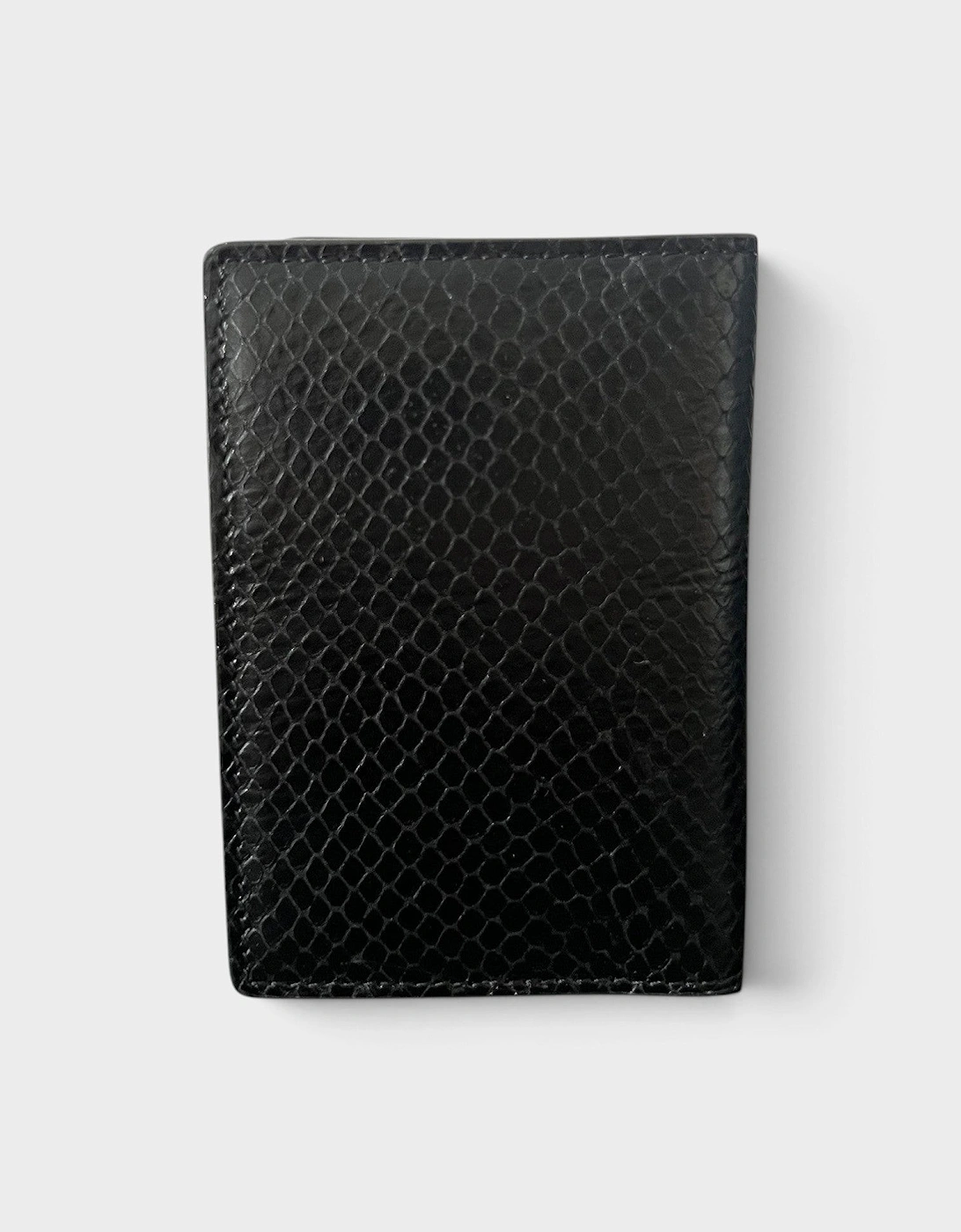 Medusa Card Case Leather Black