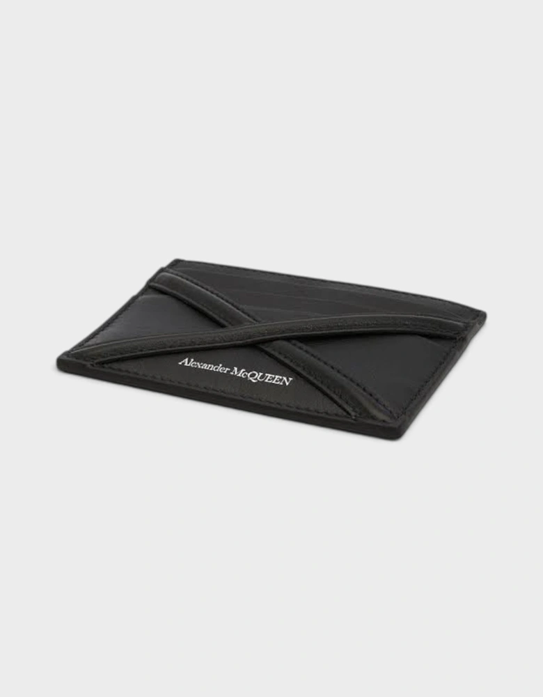 Harness Logo Printed Card Holder Black