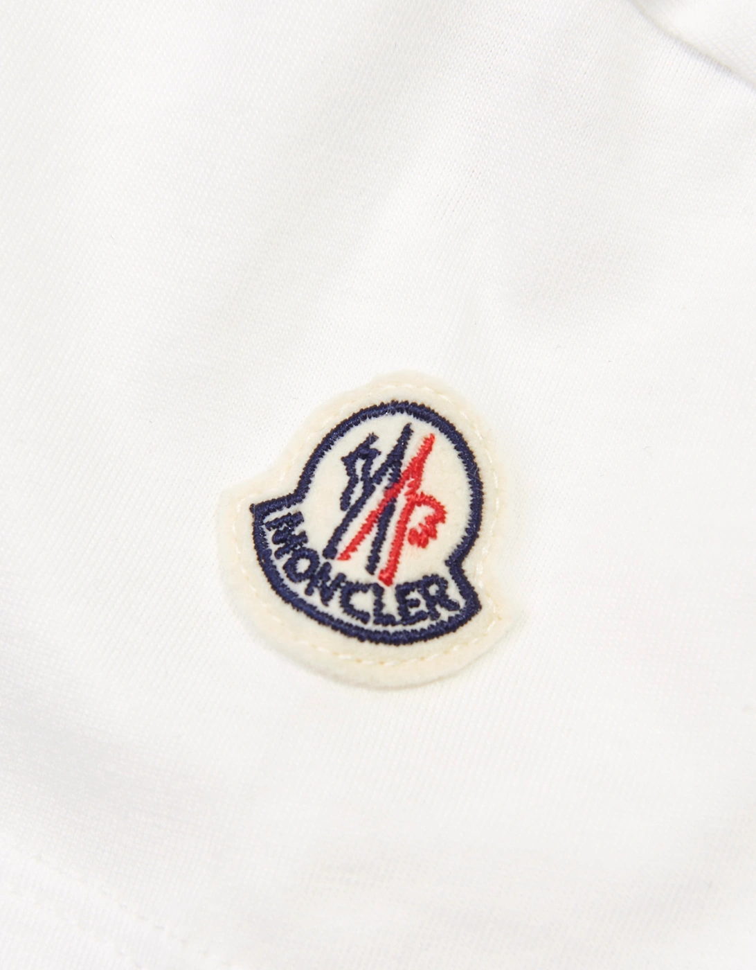 Moncler Enfant Girls Cotton Jersey Logo T-Shirt in White