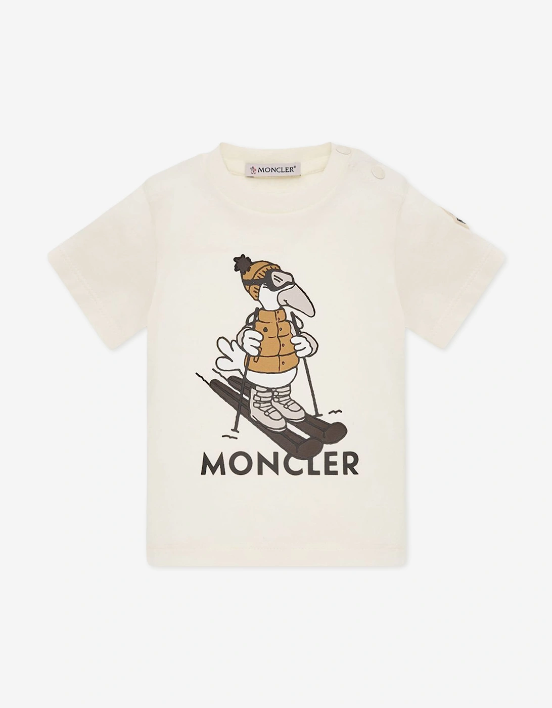 Moncler Enfant Baby Boys Ski Duck T-Shirt in Ivory