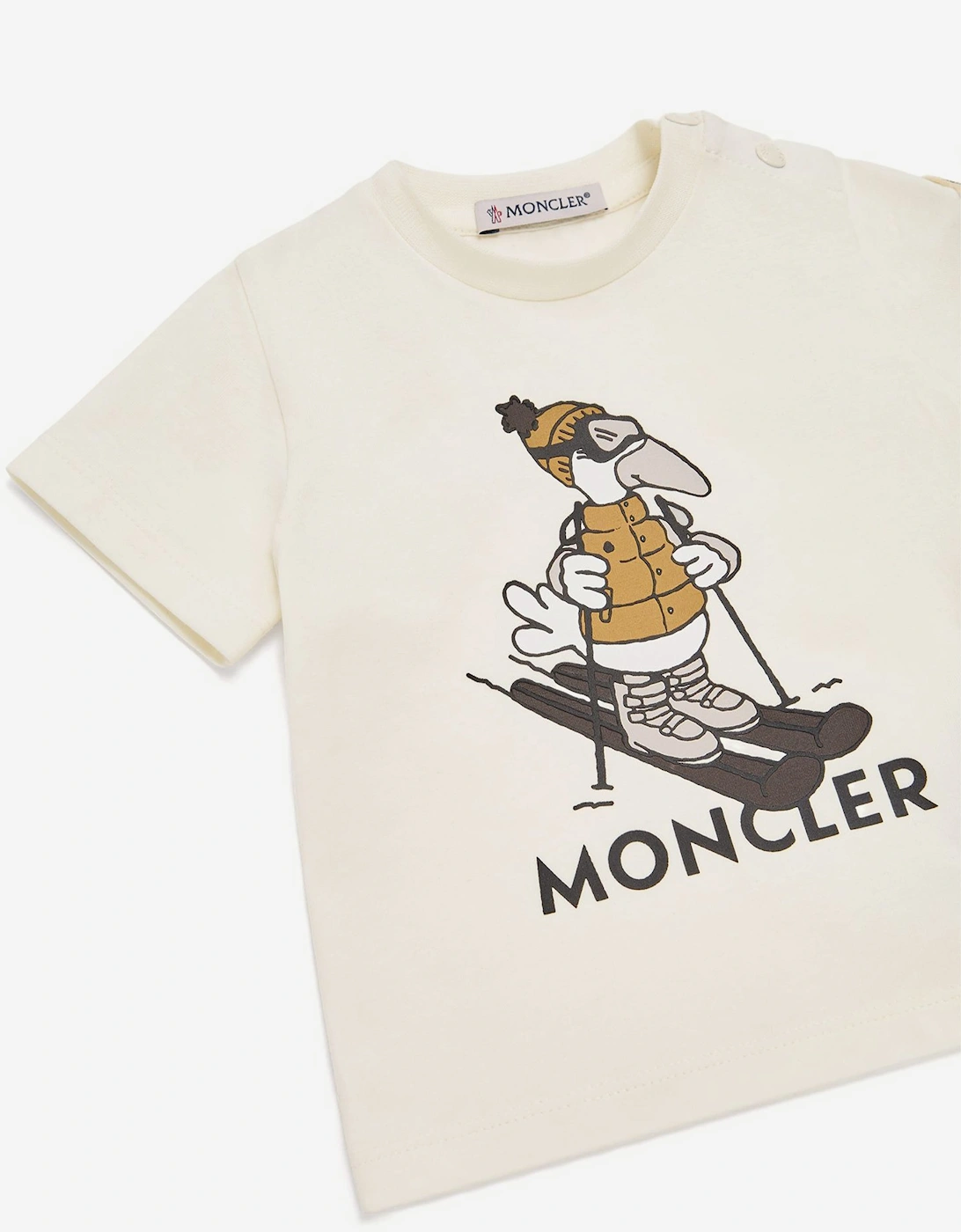 Moncler Enfant Baby Boys Ski Duck T-Shirt in Ivory