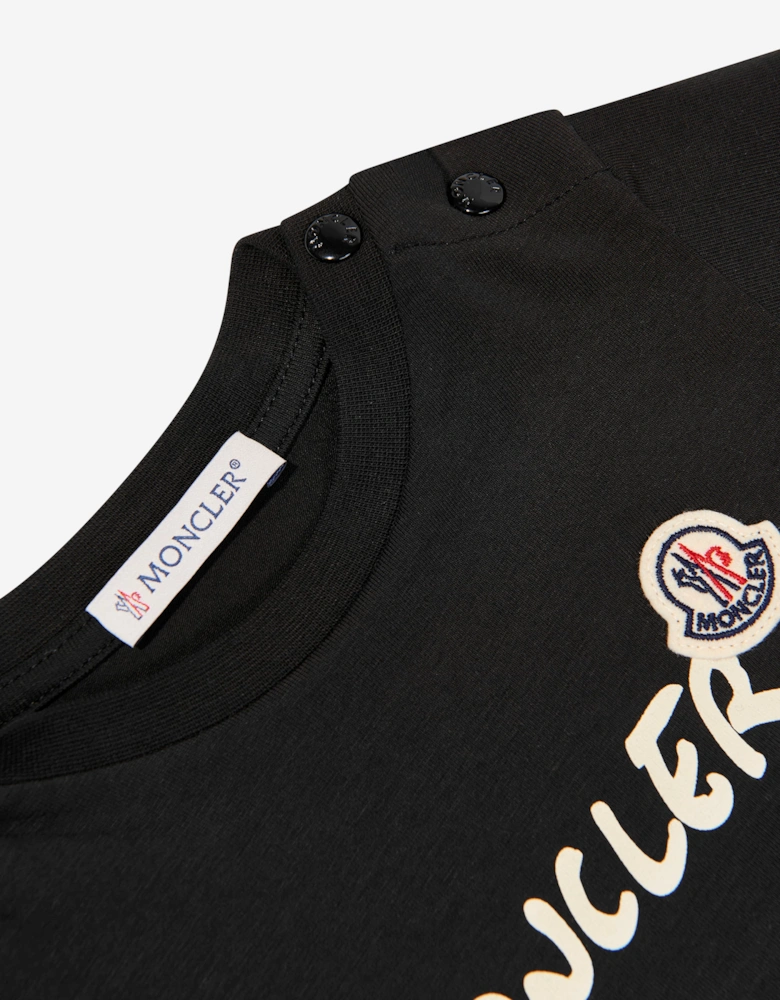 Moncler Enfant Baby Boys Logo T-Shirt in Black