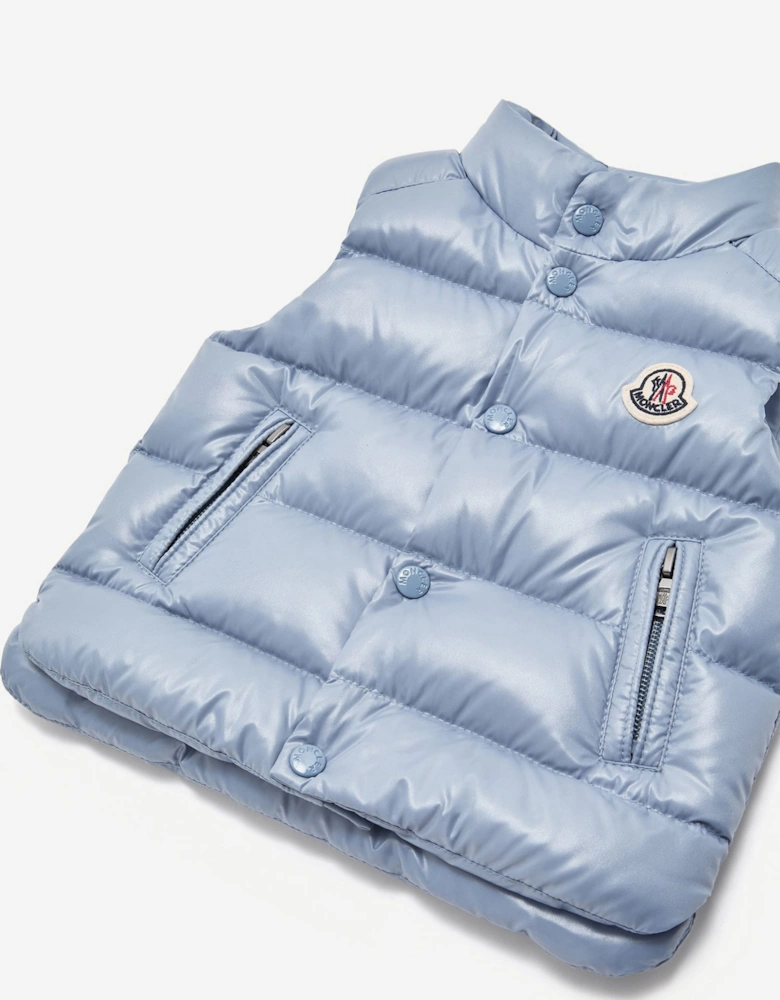 Moncler Enfant Baby Boys Down Padded Bernard Gilet in Blue