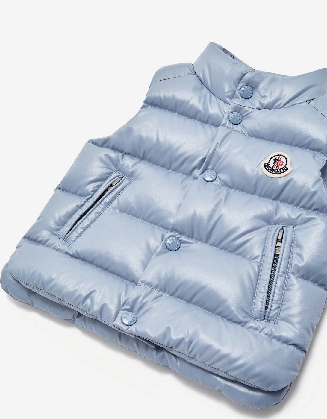 Moncler Enfant Baby Boys Down Padded Bernard Gilet in Blue