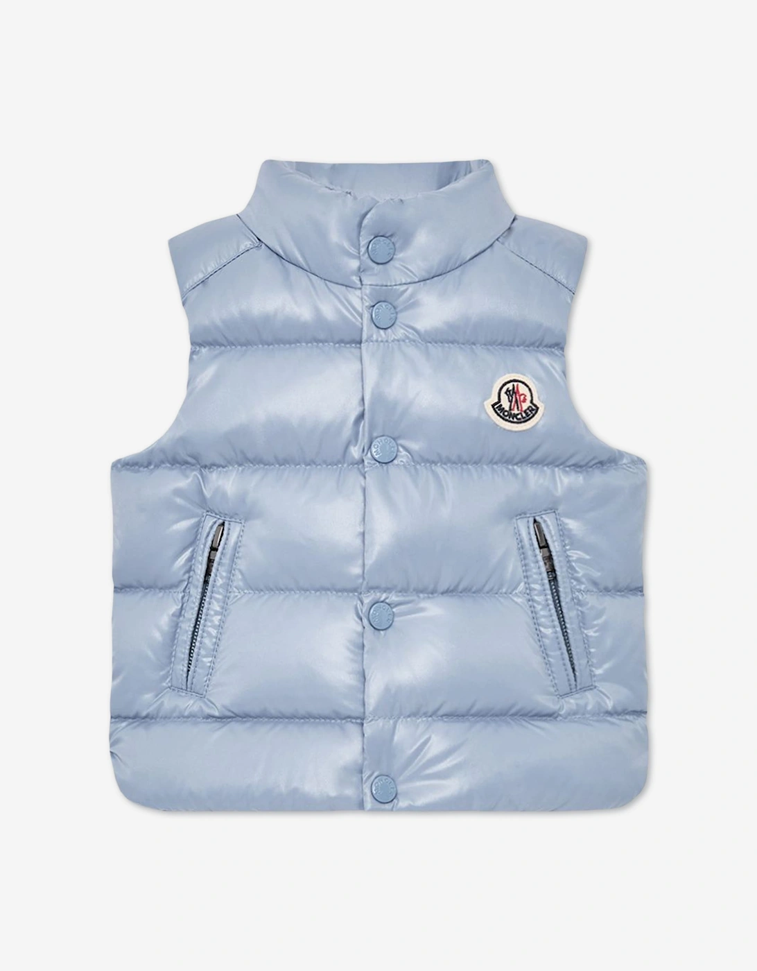 Moncler Enfant Baby Boys Down Padded Bernard Gilet in Blue