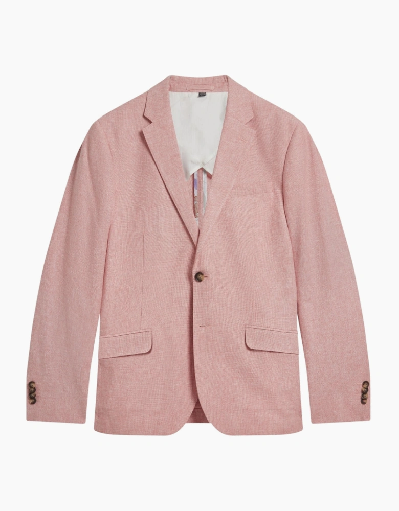Ted Baker Kenleyj Stretch Pink Linen Blazer Jacket