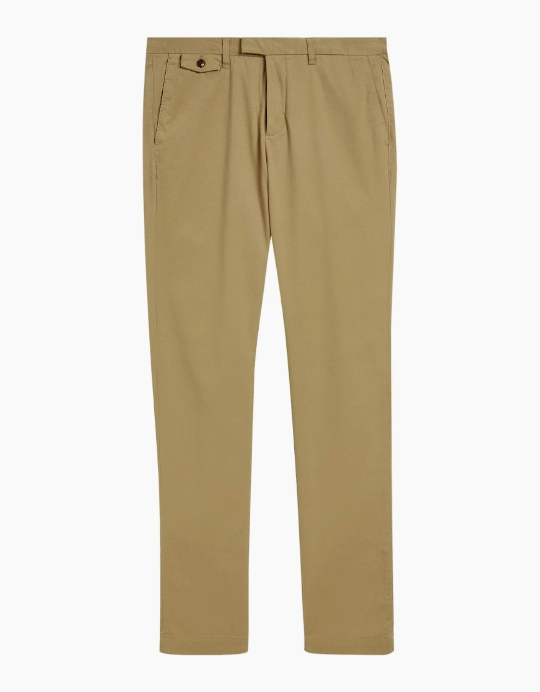Men's Ted Baker Genay Slim Fit Smart Tan Trousers - Size: W32 / s