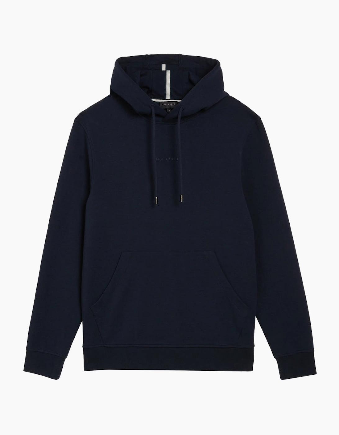 Ted Baker Men's Ted Baker Drotow Regular Branded Navy Hoodie - Black