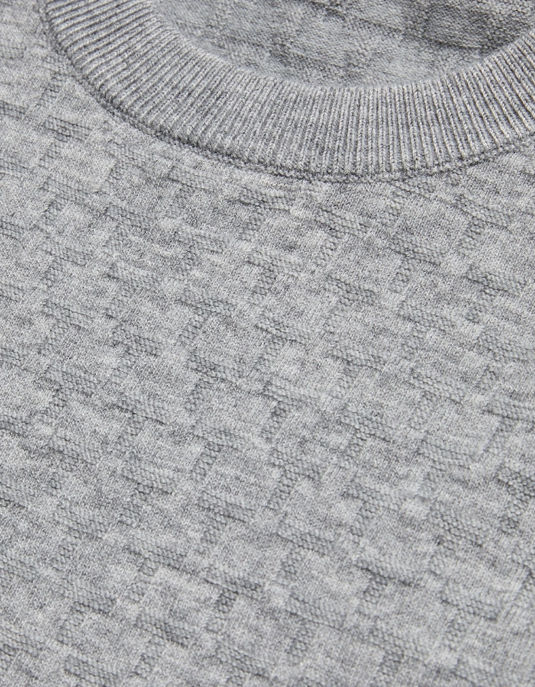 Ted Baker Loung T Stitch Crew Neck Grey Jumper