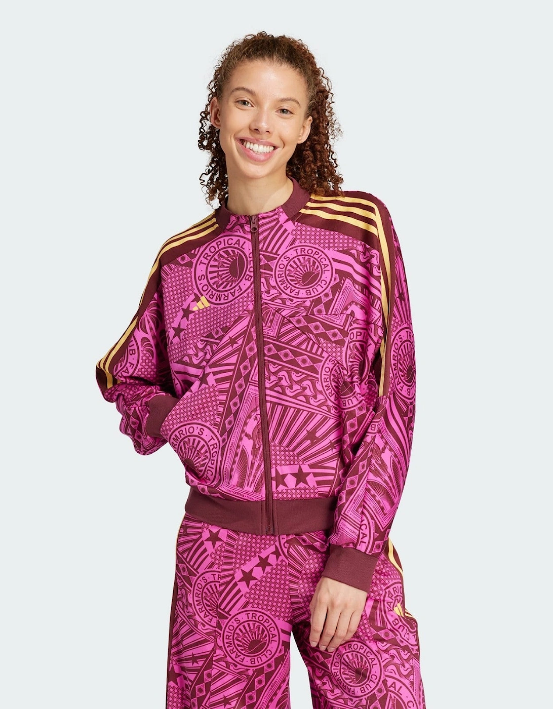Adidas Women's Adidas x FARM Rio Tiro Track Top Womens - Pink