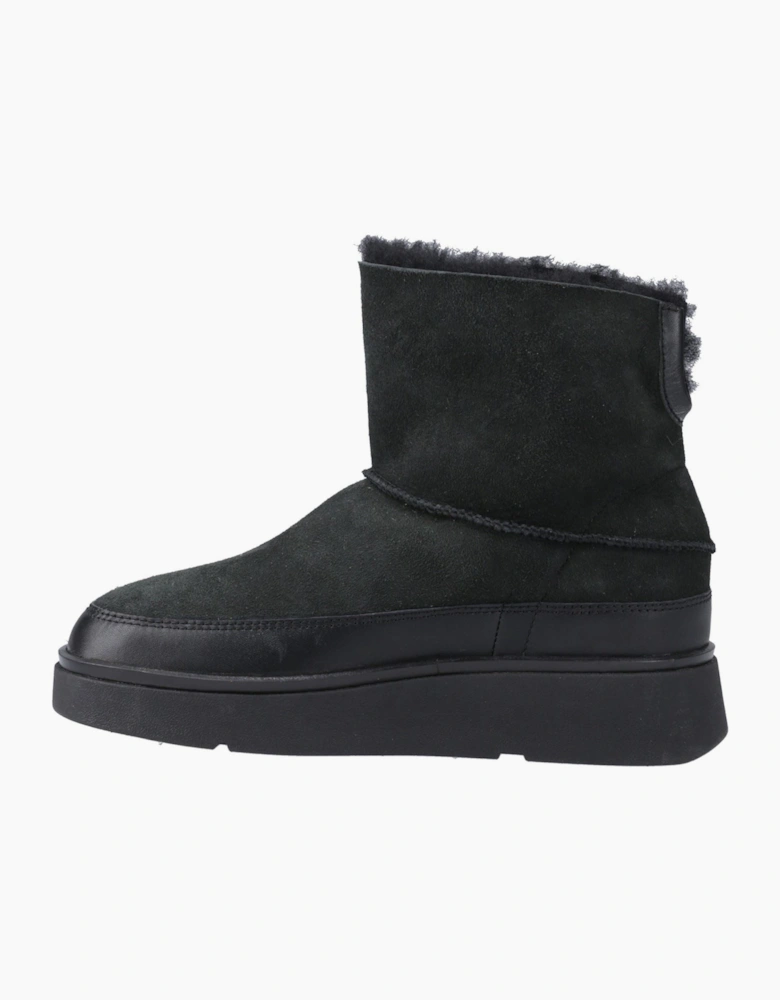 Fitflop Gen-FF Mini Double-Faced Leather Women's All Black Boots