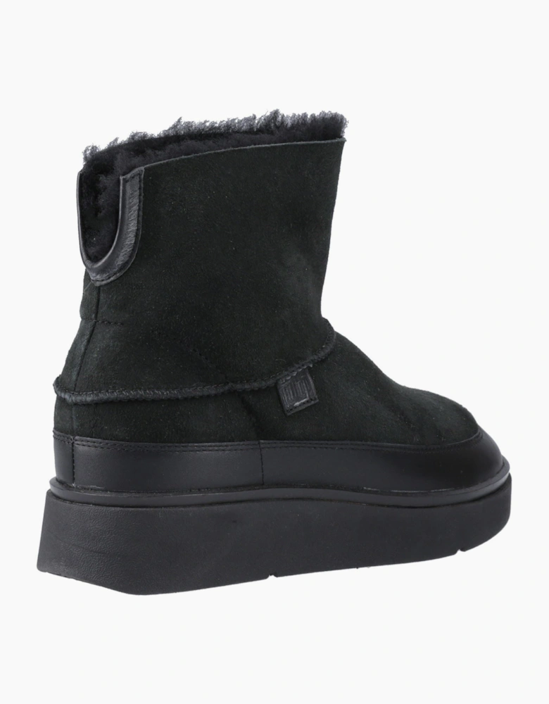 Fitflop Gen-FF Mini Double-Faced Leather Women's All Black Boots