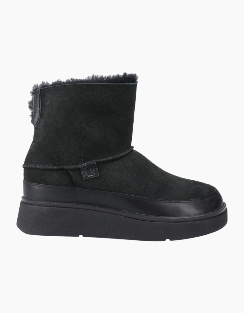 Fitflop Gen-FF Mini Double-Faced Leather Women's All Black Boots