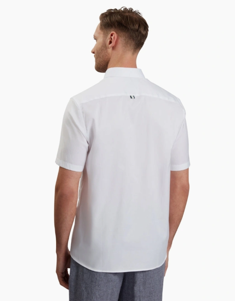 Ted Baker Alyth Regular Branded White Oxford Shirt