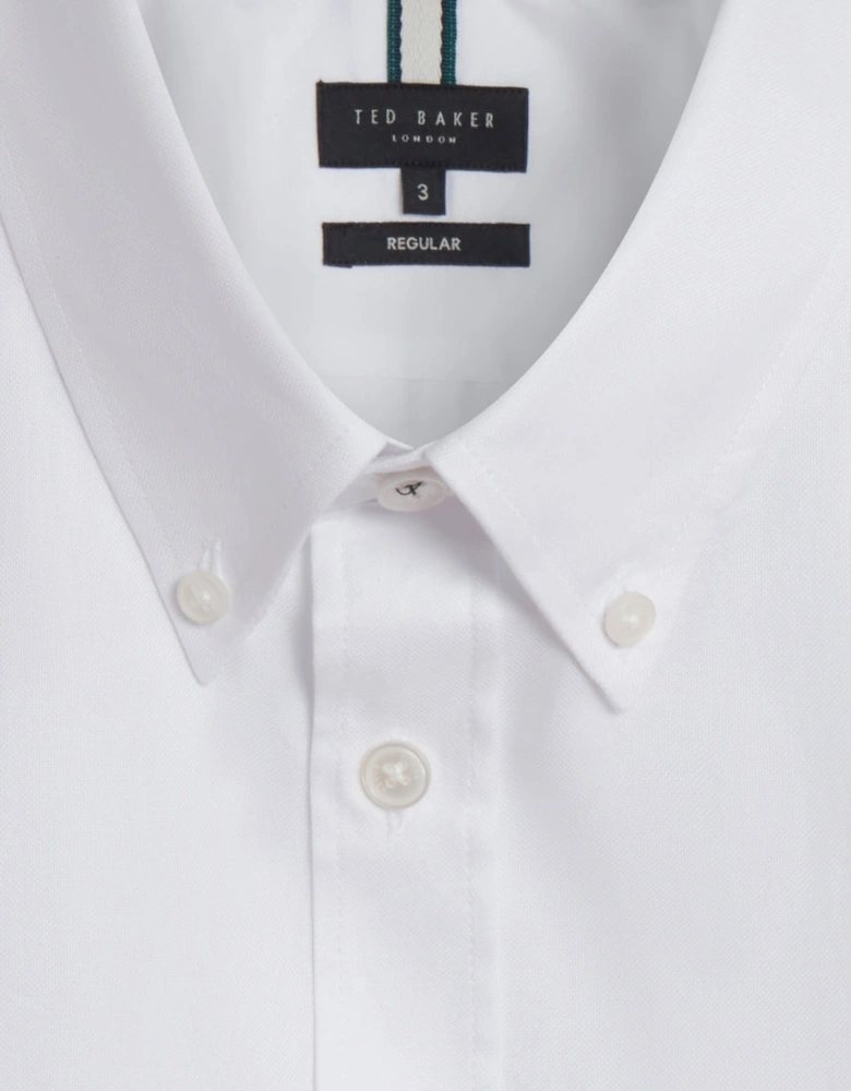 Ted Baker Alyth Regular Branded White Oxford Shirt