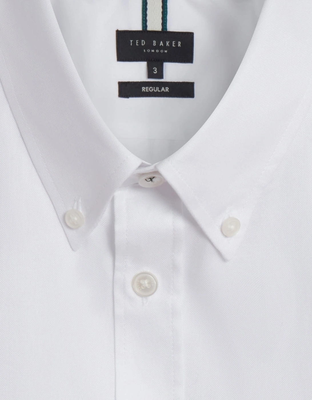 Ted Baker Alyth Regular Branded White Oxford Shirt