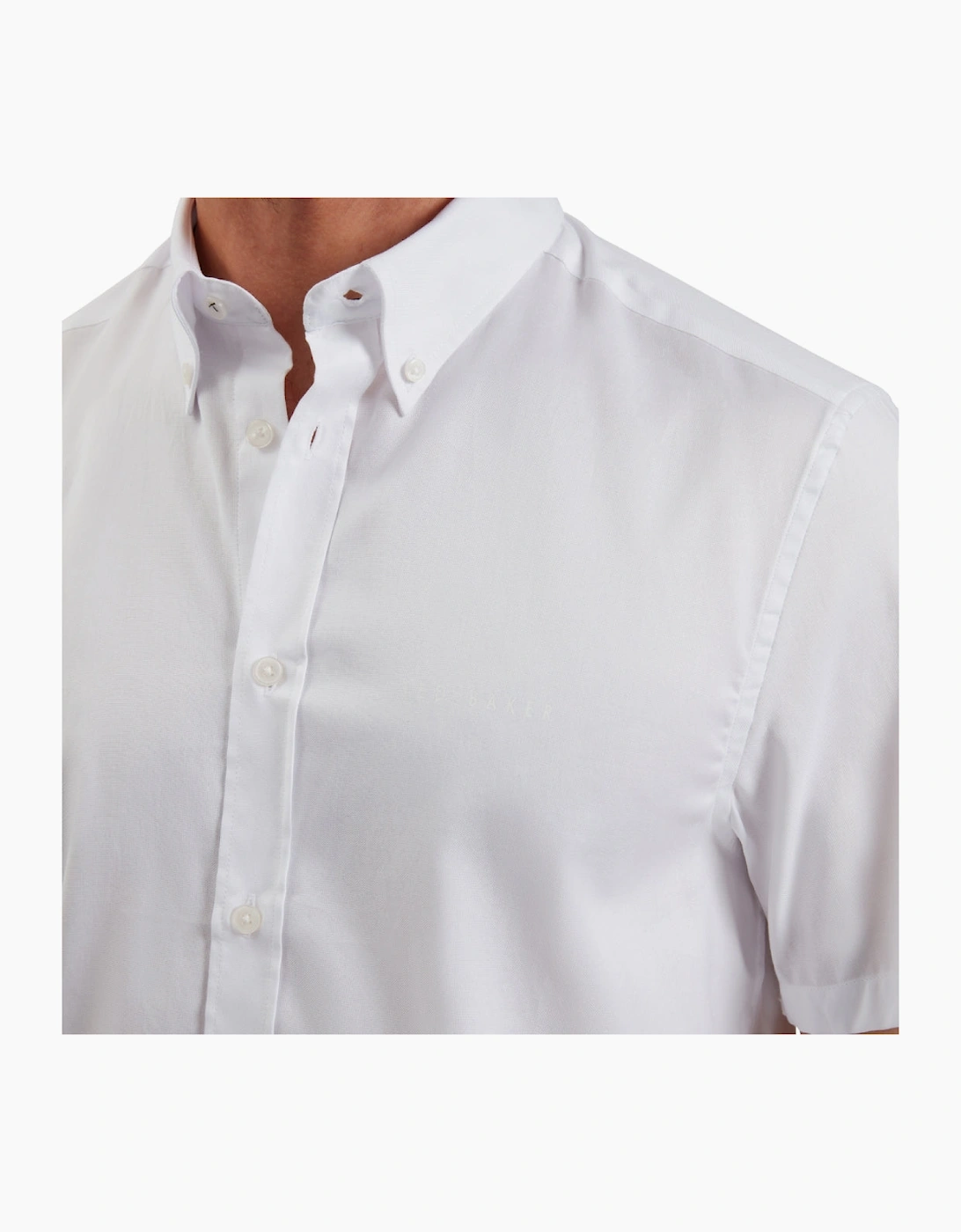 Ted Baker Alyth Regular Branded White Oxford Shirt