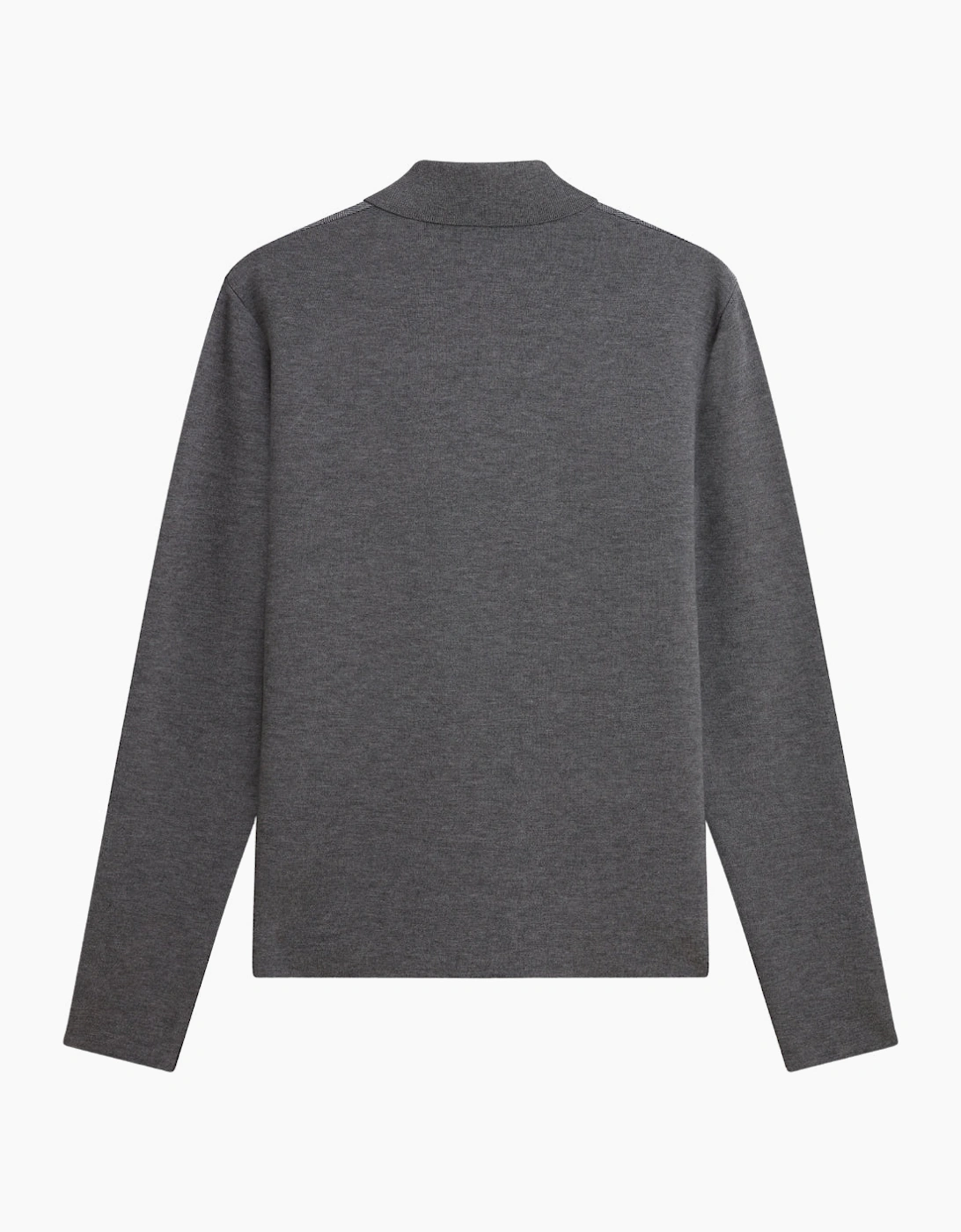 Ted Baker Dejo Herringbone Front Zip Through Grey Jacket