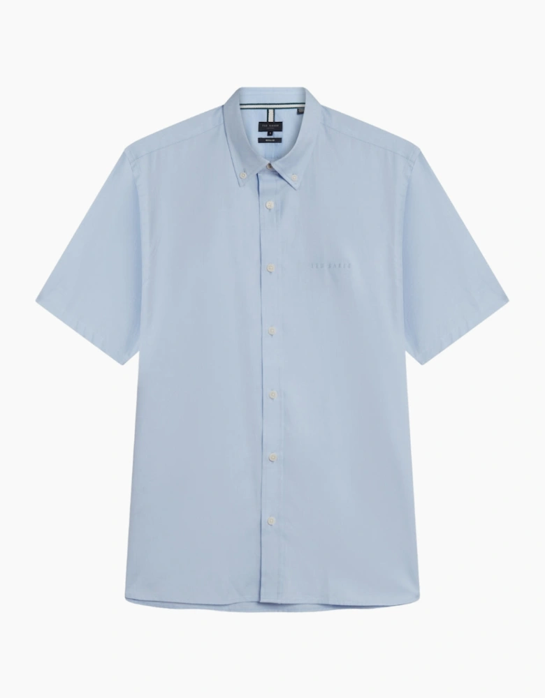 Ted Baker Alyth Regular Branded Blue Oxford Shirt