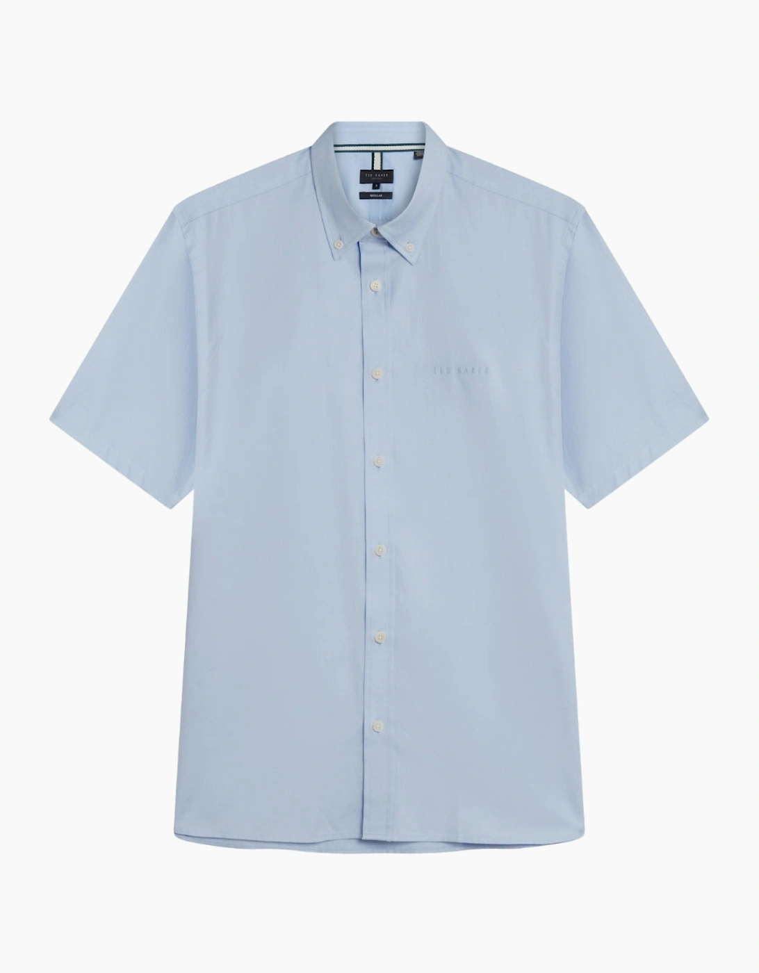 Ted Baker Alyth Regular Branded Blue Oxford Shirt