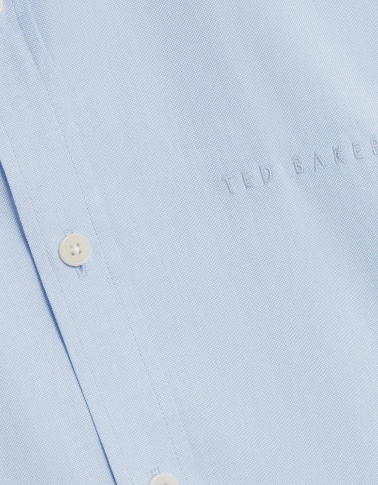 Ted Baker Alyth Regular Branded Blue Oxford Shirt