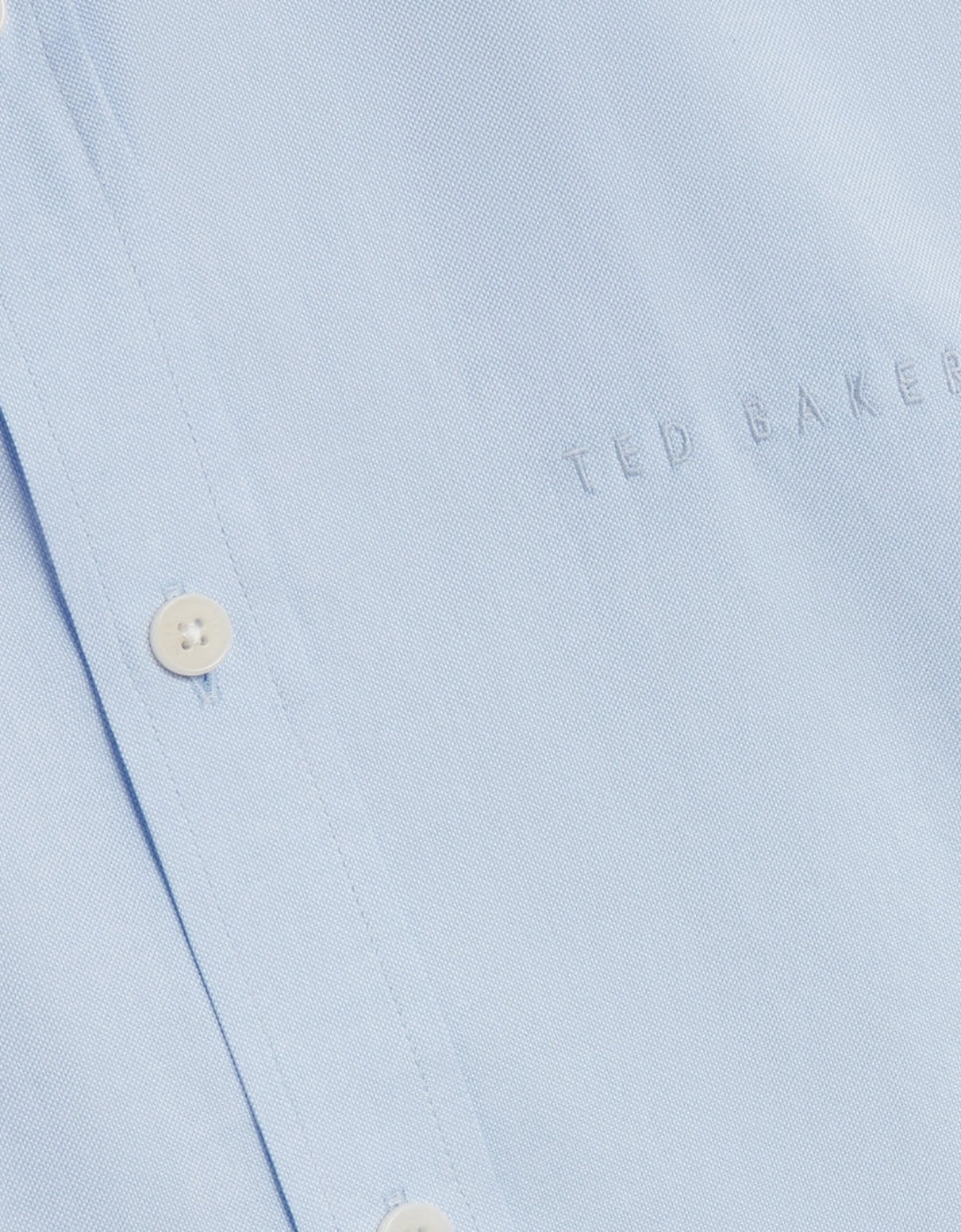 Ted Baker Alyth Regular Branded Blue Oxford Shirt
