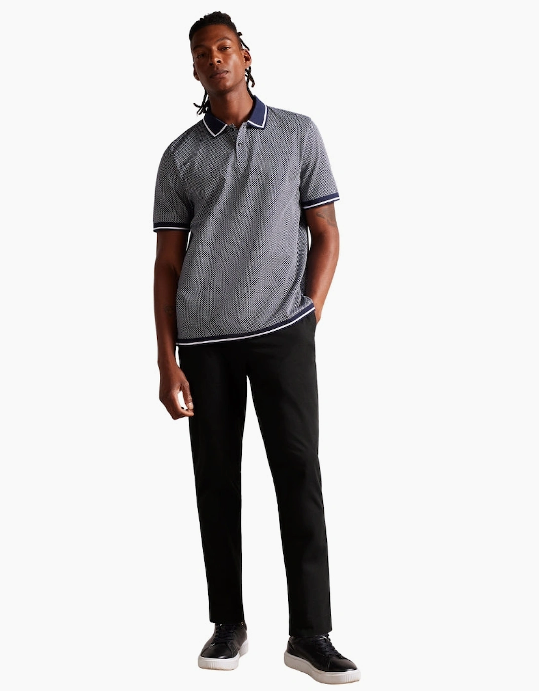 Ted Baker Genbee Regular Fit Black Chino