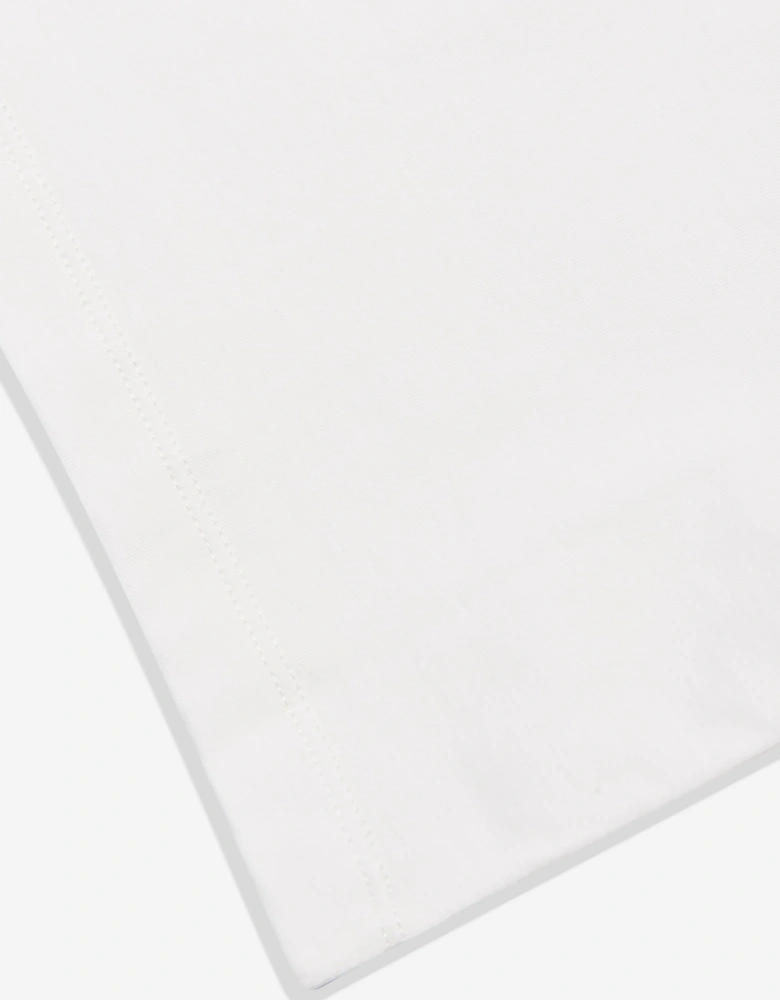 Moncler Enfant Boys Logo Print T-Shirt in White