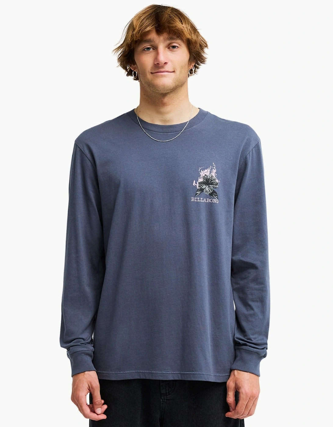 Billabong Mens Retro Poster Long Sleeve T-Shirt
