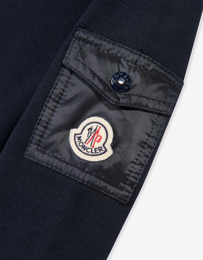 Moncler Enfant Baby Logo Tracksuit in Navy