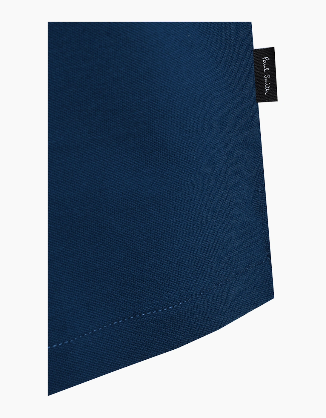 PAUL SMITH REG FIT ZIP POLO BLUE