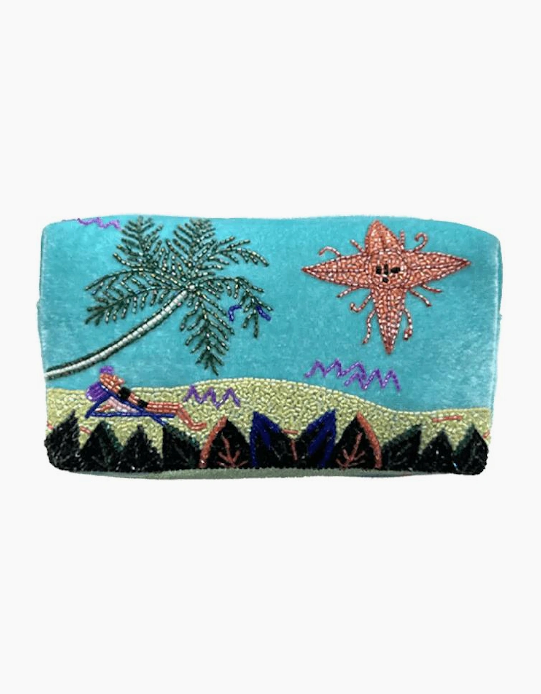By the Ocean Makeup Bag Blue Christina Milian
