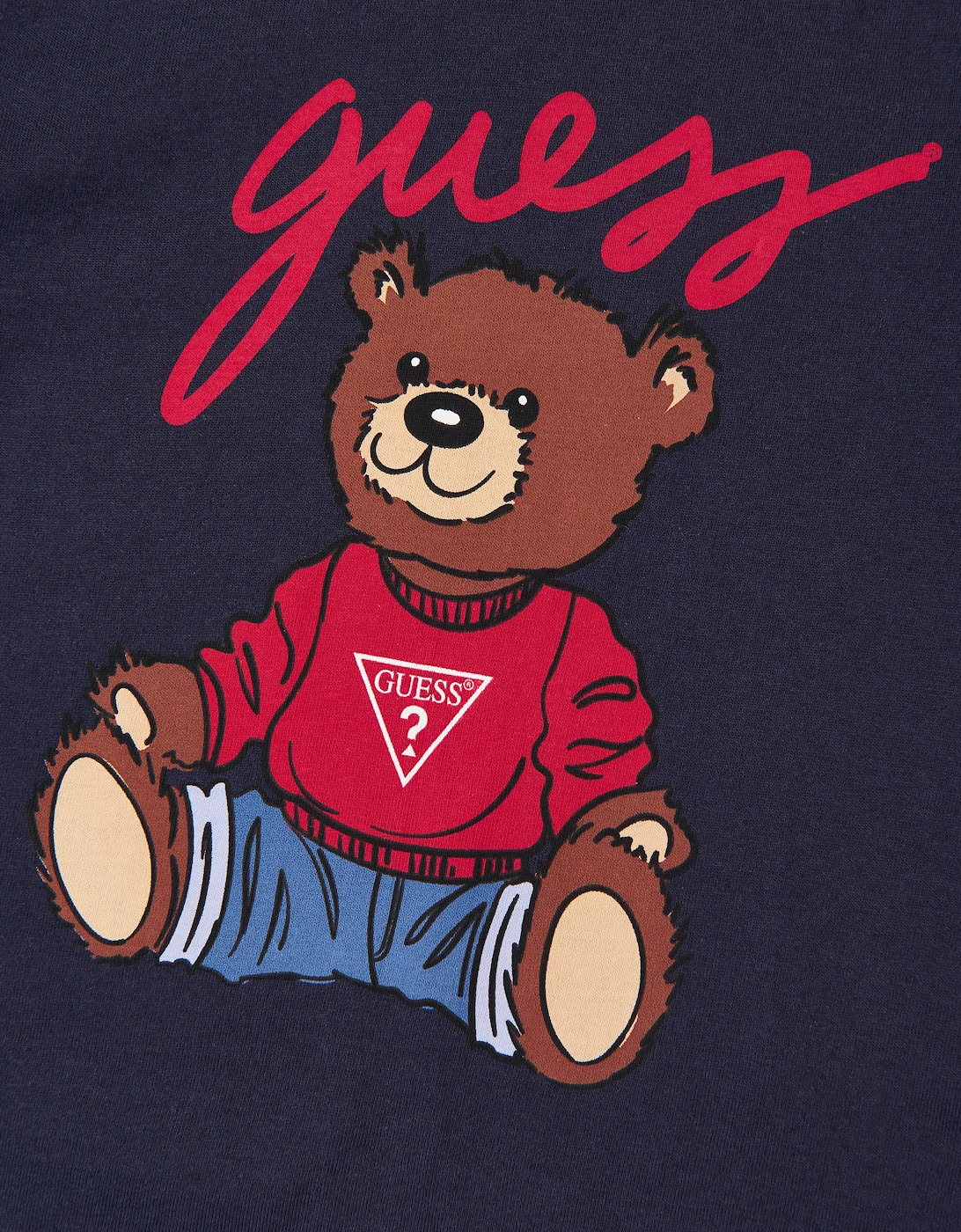 Guess Kids Teddy Bear T-Shirt in Navy