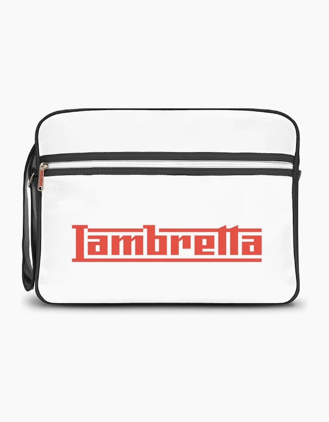 Lambretta Classic Retro Shoulder Bag Black/White