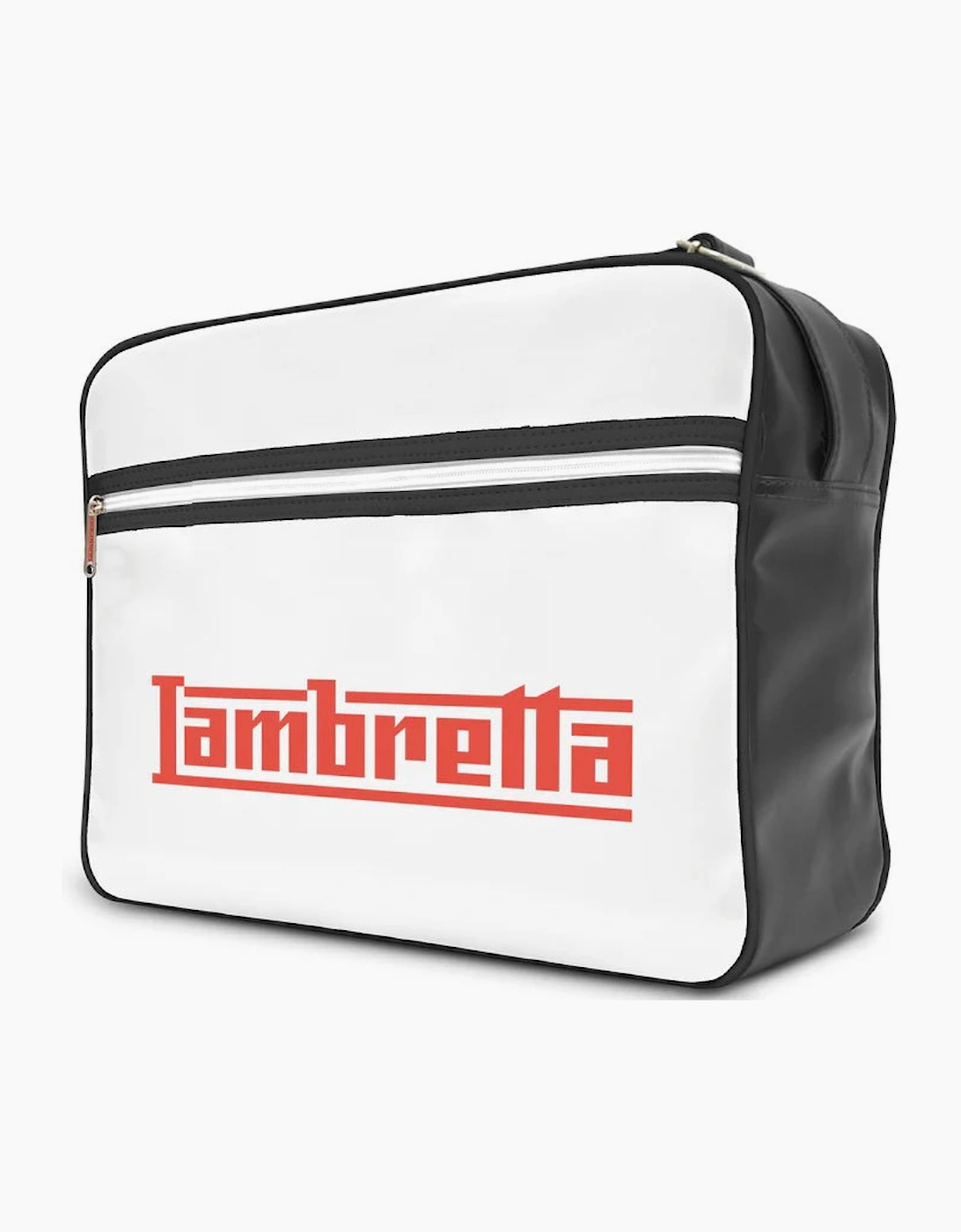 Lambretta Classic Retro Shoulder Bag Black/White