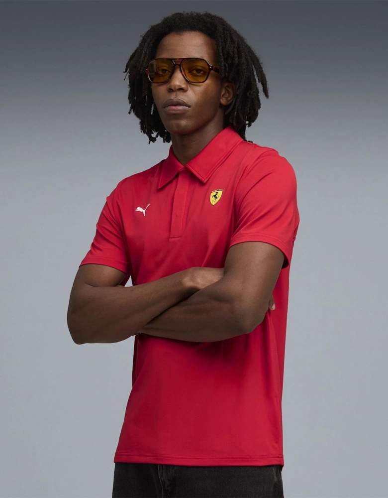 Ferrari Sportswear Cloudspun Short Sleeve Polo