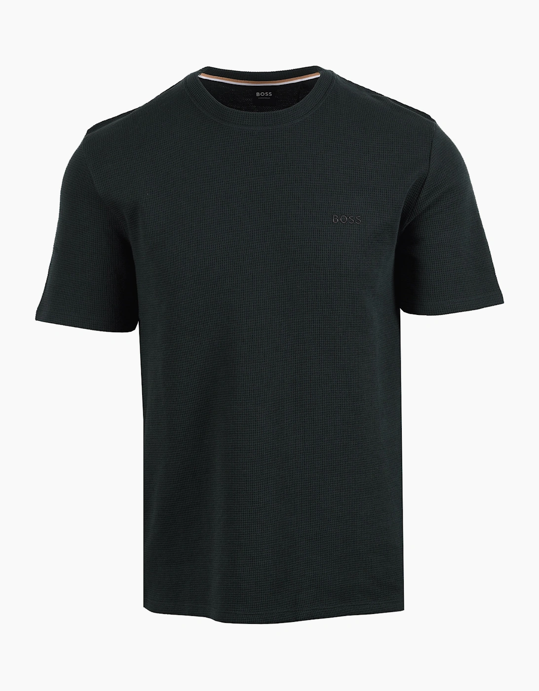 Boss Men's Boss Black BOSS WAFFLE T-SHIRT DARK GREEN