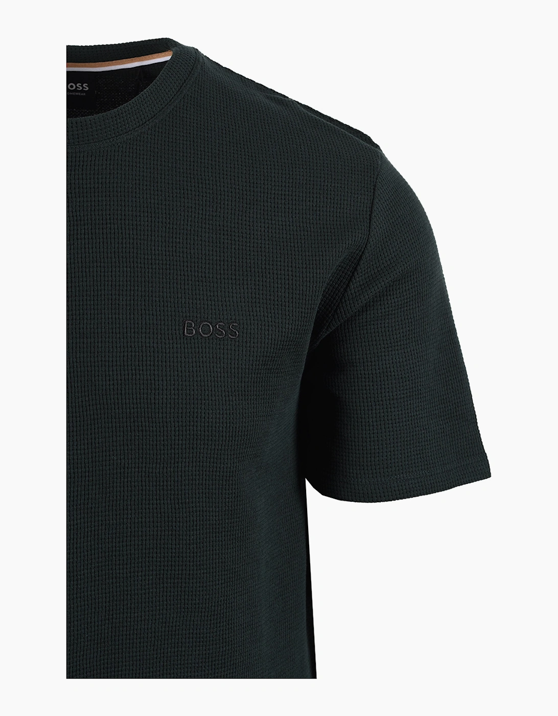 Boss Black BOSS WAFFLE T-SHIRT DARK GREEN