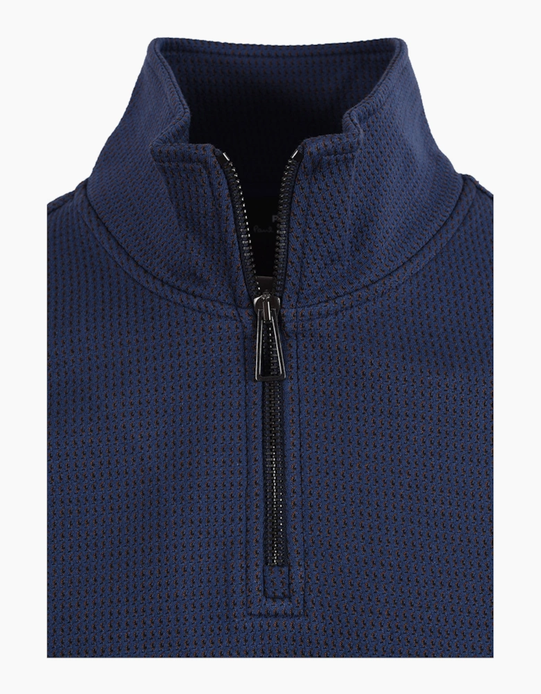 PAUL SMITH CLASSIC HALF ZIP BLUE