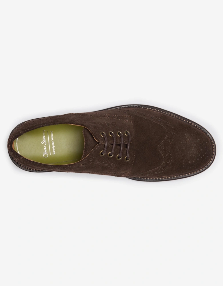 Oliver Sweeney Calf Suede Derby Brogues