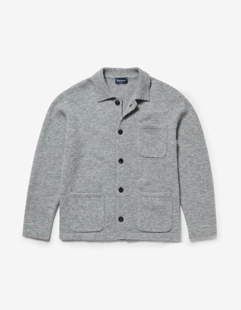 Oliver Sweeney Alpaca Wool Blend Knitted Shirt
