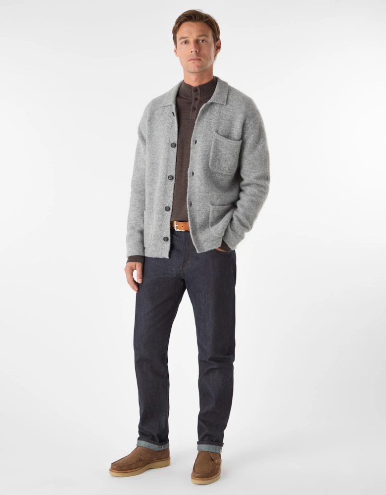 Oliver Sweeney Alpaca Wool Blend Knitted Shirt