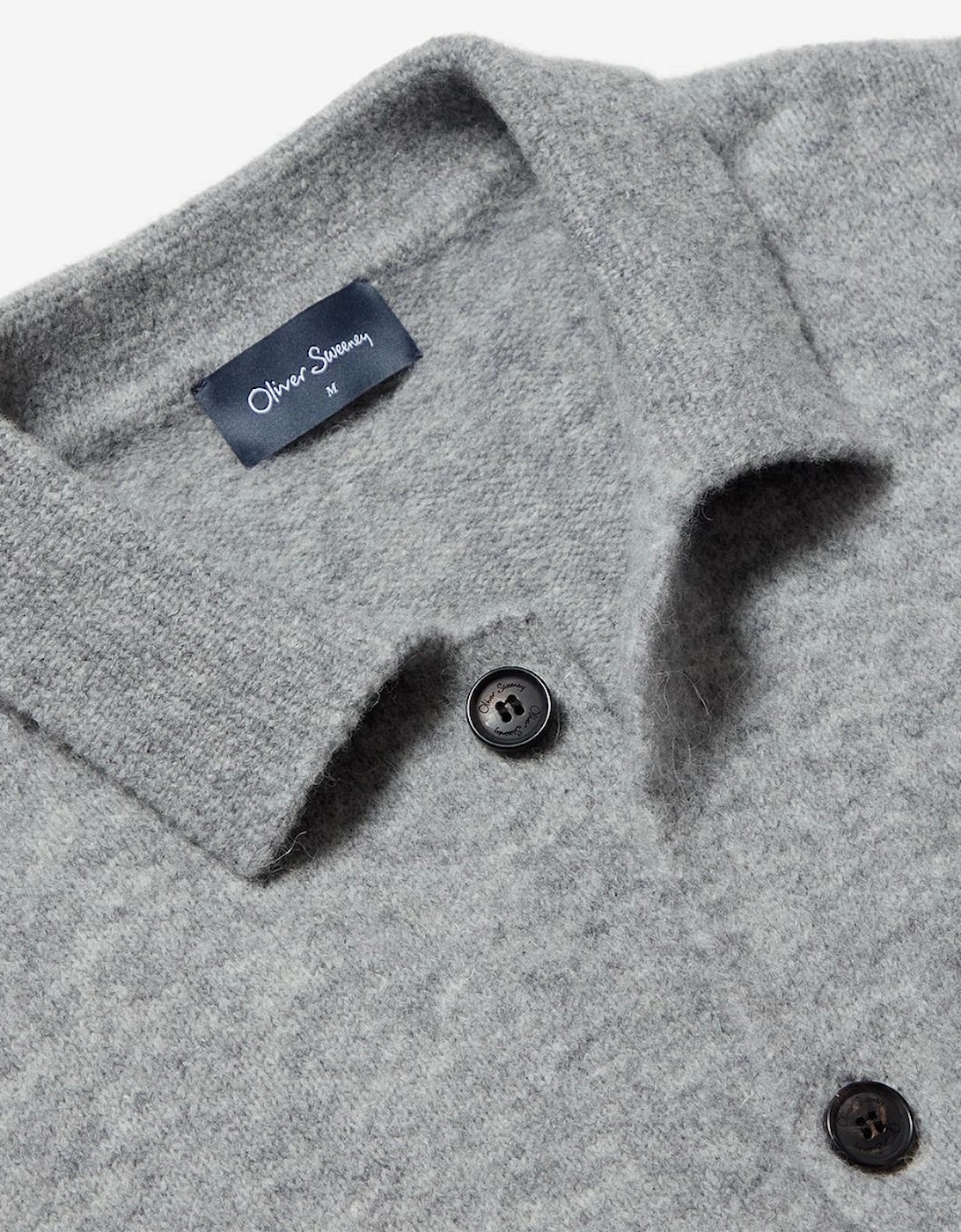 Oliver Sweeney Alpaca Wool Blend Knitted Shirt