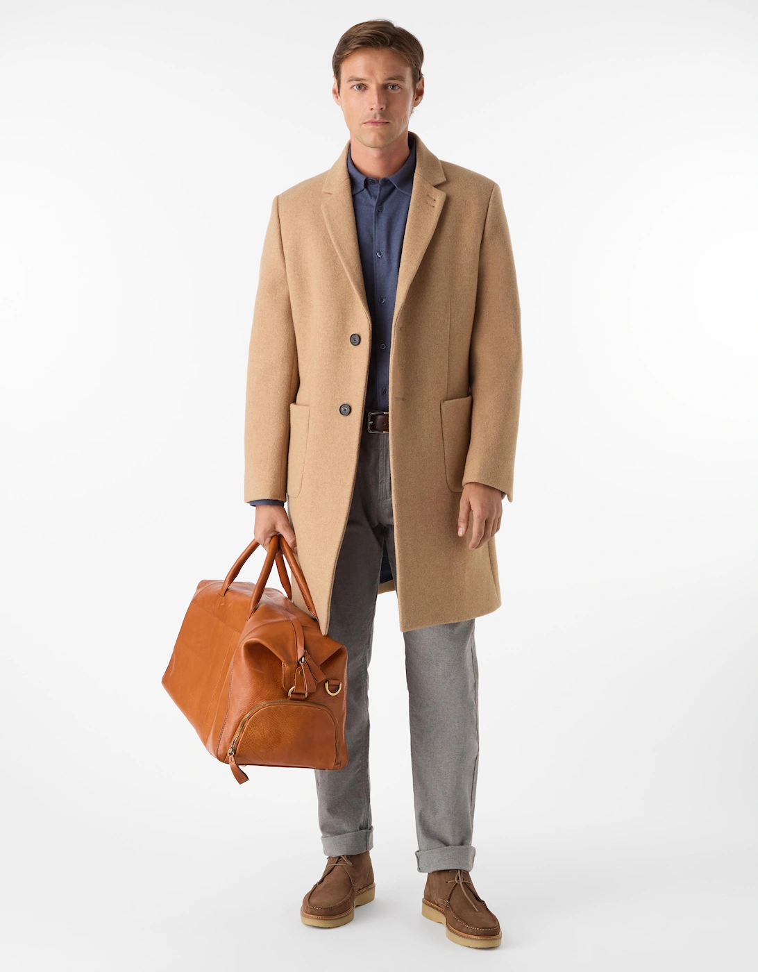 Oliver Sweeney Italian Recycled Wool Overcoat
