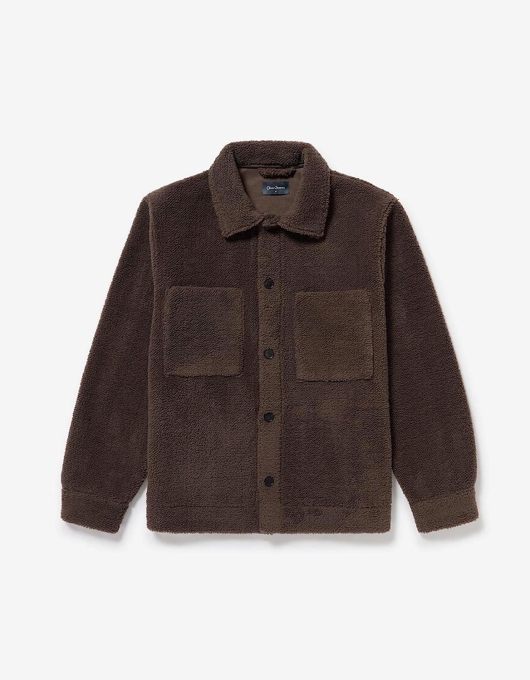 Oliver Sweeney Men's Oliver Sweeney Heavy Weight Fleece Overshirt - Brown
