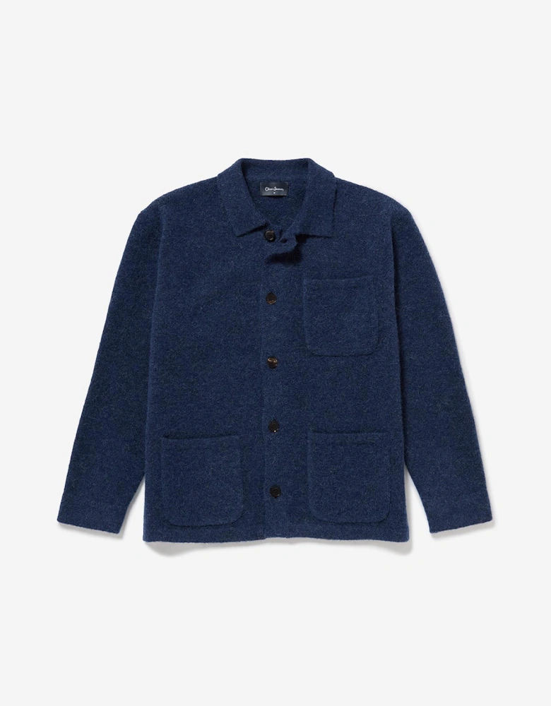 Oliver Sweeney Alpaca Wool Blend Knitted Shirt