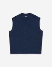 Navy Wool Mix