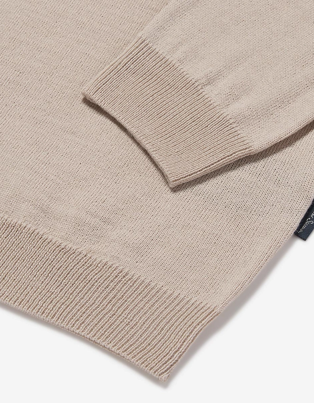 Oliver Sweeney Merino Wool Quarter Zip Jumper