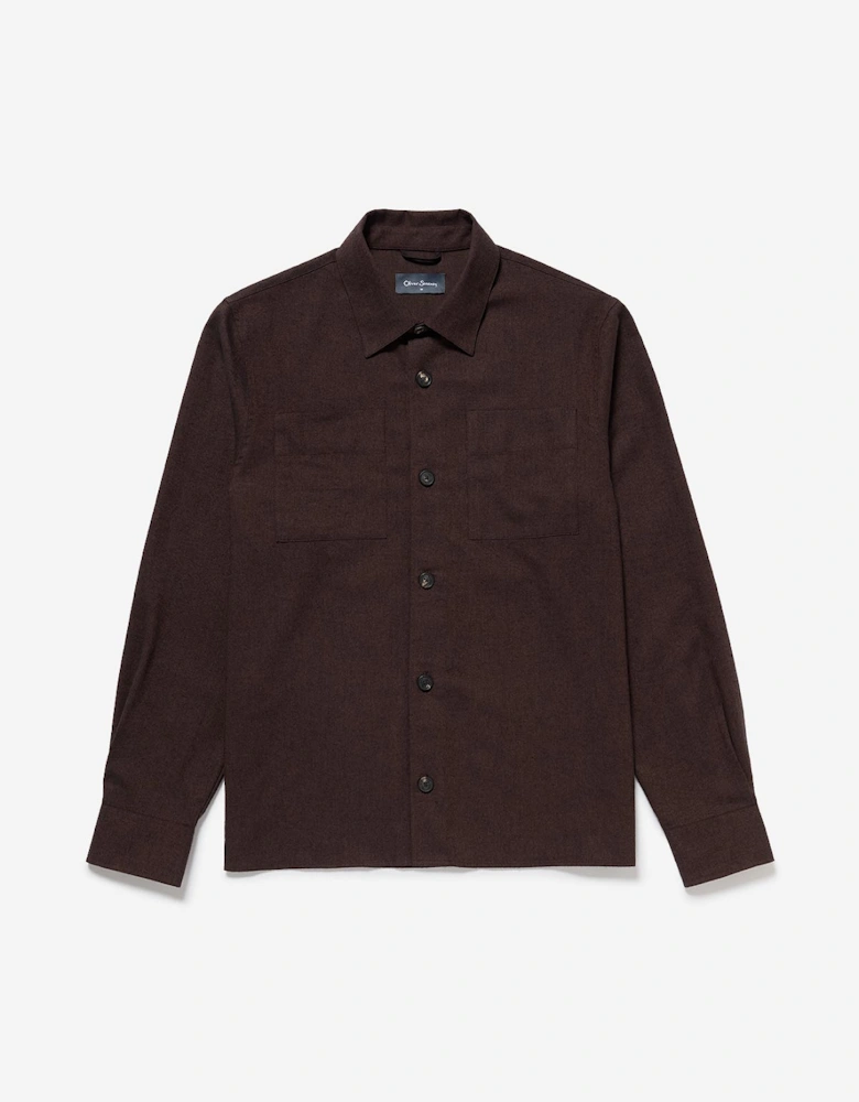 Oliver Sweeney Cotton/Wool Blend Overshirt
